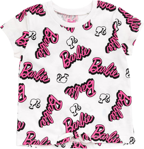 Barbie T-Shirt and Dolphin Active Shorts Outfit Set Modern Girls' coordinated outfit