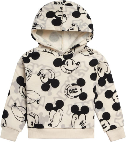Disney Mickey Mouse Christmas Fleece Pullover Hoodie & Jogger Pants Outfit Set Newborn to Big Kid Sizes (0-3 Months - 14-16)