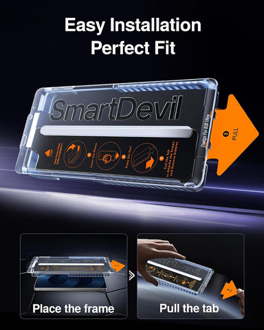 SMARTDEVIL 3 Pack for Samsung Galaxy S25 Screen Protector