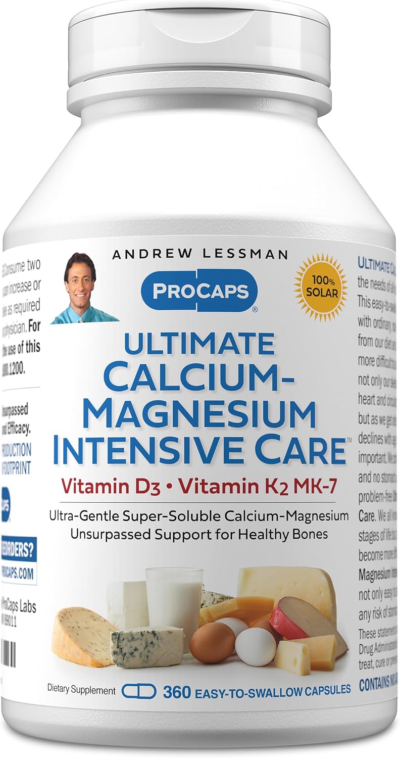 ANDREW LESSMAN ProCaps Calcium-Magnesium Intensive Care K2 MK7, 360 Ct