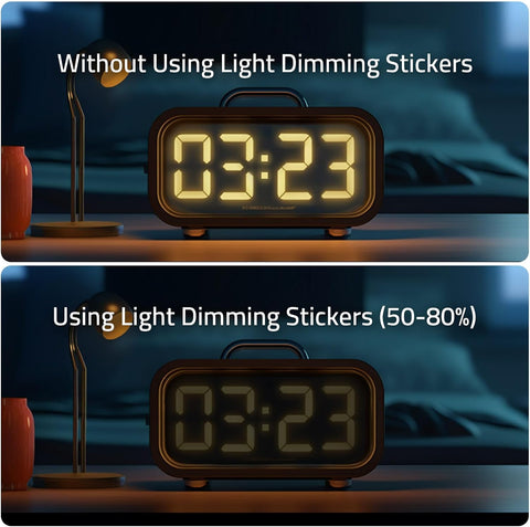 JIEHENG Light Dimming Stickers,2 Sheets Black,50% Dimming of Lights