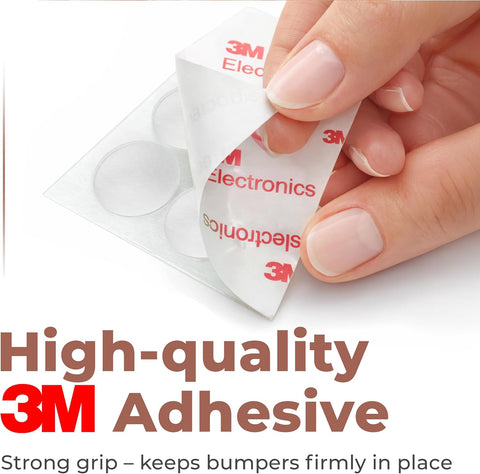 Cabinet Door Bumpers, 90 Pack, Clear Self-Adhesive Silicone Furniture Pads