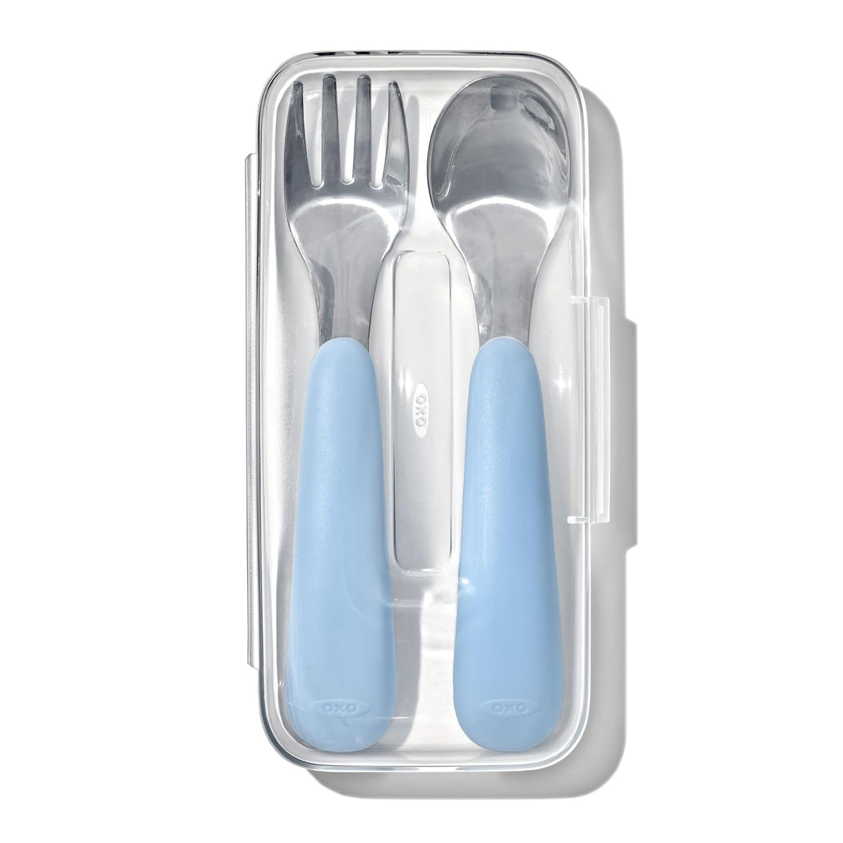 OXO Tot On-the-Go Fork and Spoon Set, Dusk
