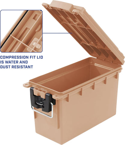 Sheffield 12627 Ammo Box Made in USA Stackable Lockable Ammo Storage Box