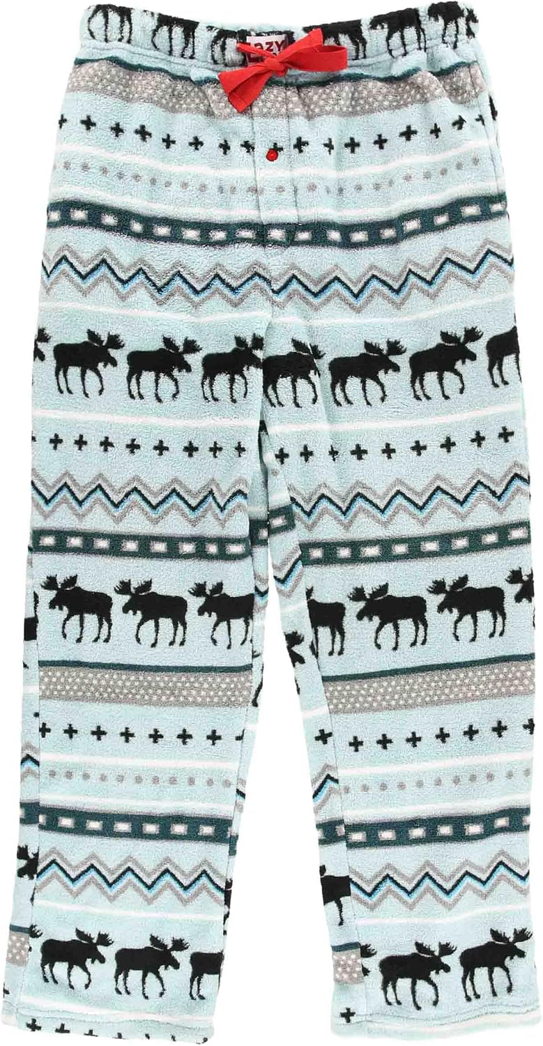 LazyOne Mens Fleece Pajama Pants, Pajama Bottoms for Men, Warm Pajama Pants