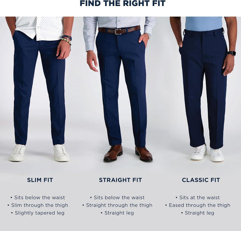 Haggar Men’s Classic Fit Premium Stretch Corduroy Pant