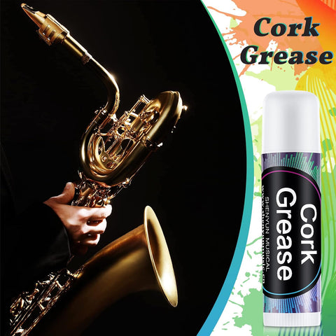 Tondiamo 2 Pieces Cork Grease for Clarinet, Lubricant Tube Woodwind