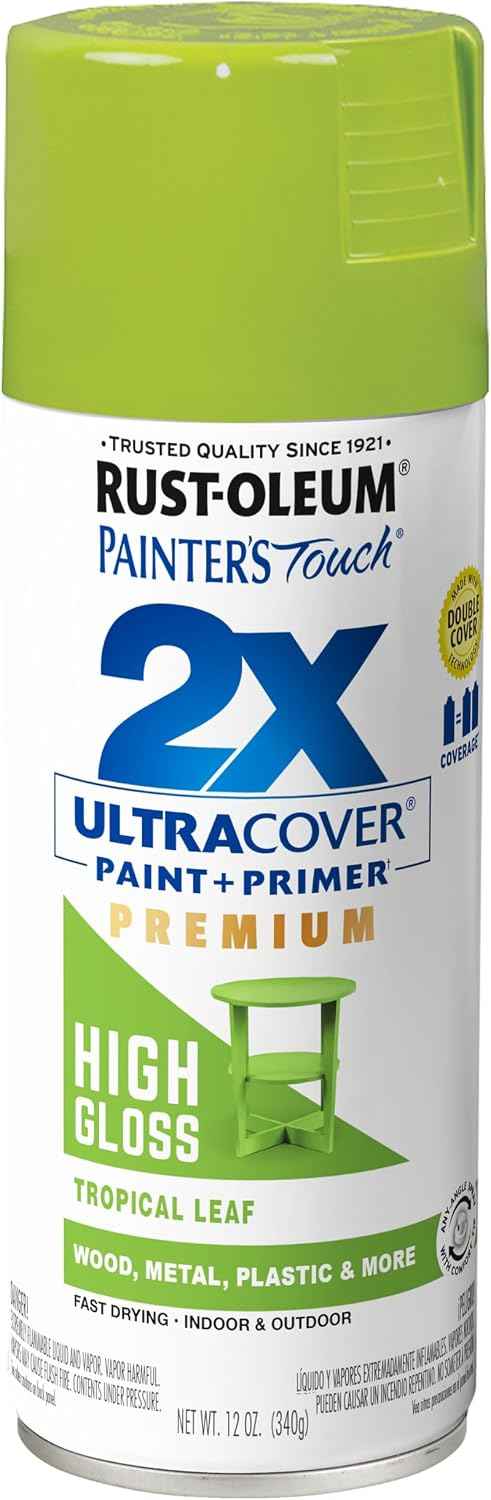 Rust-Oleum Painter's Touch 2X Ultra Cover Spray Paint, Tropical Leaf