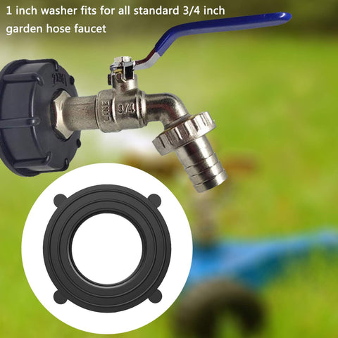 Garden Hose Washer Heavy Duty Rubber Washer Seals Fit All Standard 3/4 Inch Garden Hose and Water Faucet Fittings,32Packs