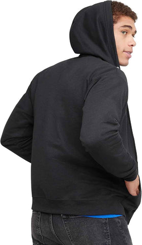 Hanes Men's Zip-up Hoodie, Ecosmart Fleece Full-zip Hoodie for Men, Hooded Sweatshirt