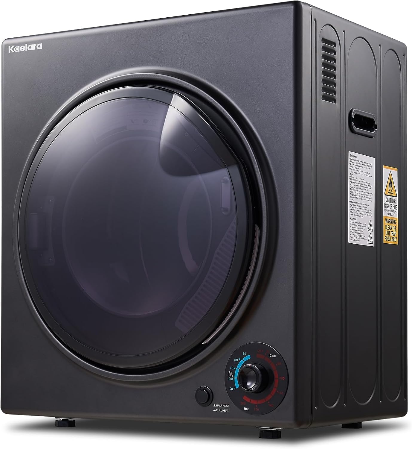 3.0 Cu.Ft Portable Dryer for Clothes, 1500W Dryer, 4 Drying Mode