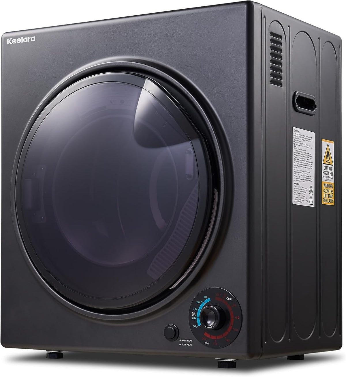 3.0 Cu.Ft Portable Dryer for Clothes, 1500W Dryer, 4 Drying Mode