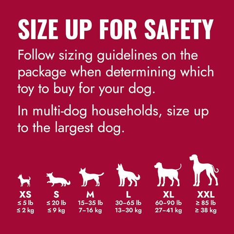 KONG Classic Stuffable Dog Toy, Natural Rubber Chew, for Large Dogs