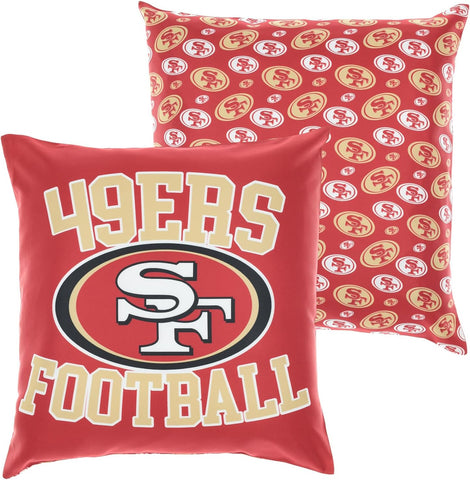 FOCO NFL 2 Pack Throw Pillow Cover 18 x 18, Seattle Seahawks