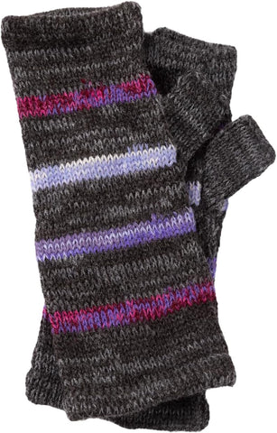 GreaterGood Alpaca Fingerless Mittens Gloves 100% Super Soft Alpaca Wool Handmade Fair Trade Typing Texting Gloves