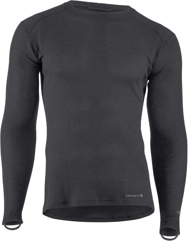 Carhartt Men's Force Midweight Waffle Base Layer Crewneck Top