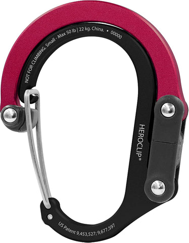 GEAR AID HEROCLIP Small Carabiner Gear Clip with 360° Swivel Hook