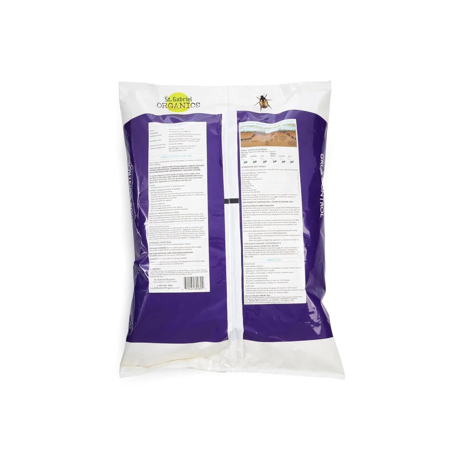 St. Gabriel Organics Milky Spore Granular Grub Control, 15lb