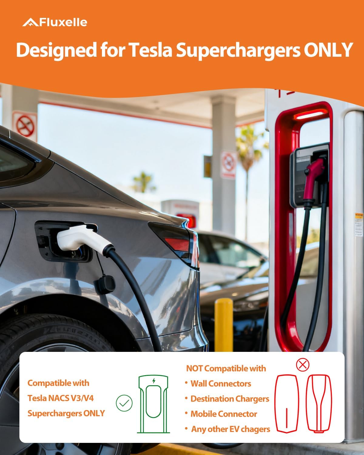 NACS to CCS EV Adapter, UL2252 Certified 500A/1000V Fast Charging