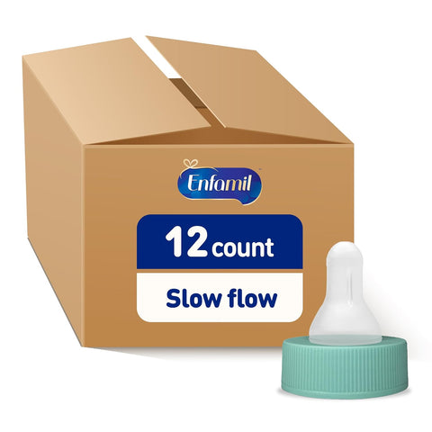 Enfamil Slow-Flow Soft Nipple for premature Infants , 12 CT