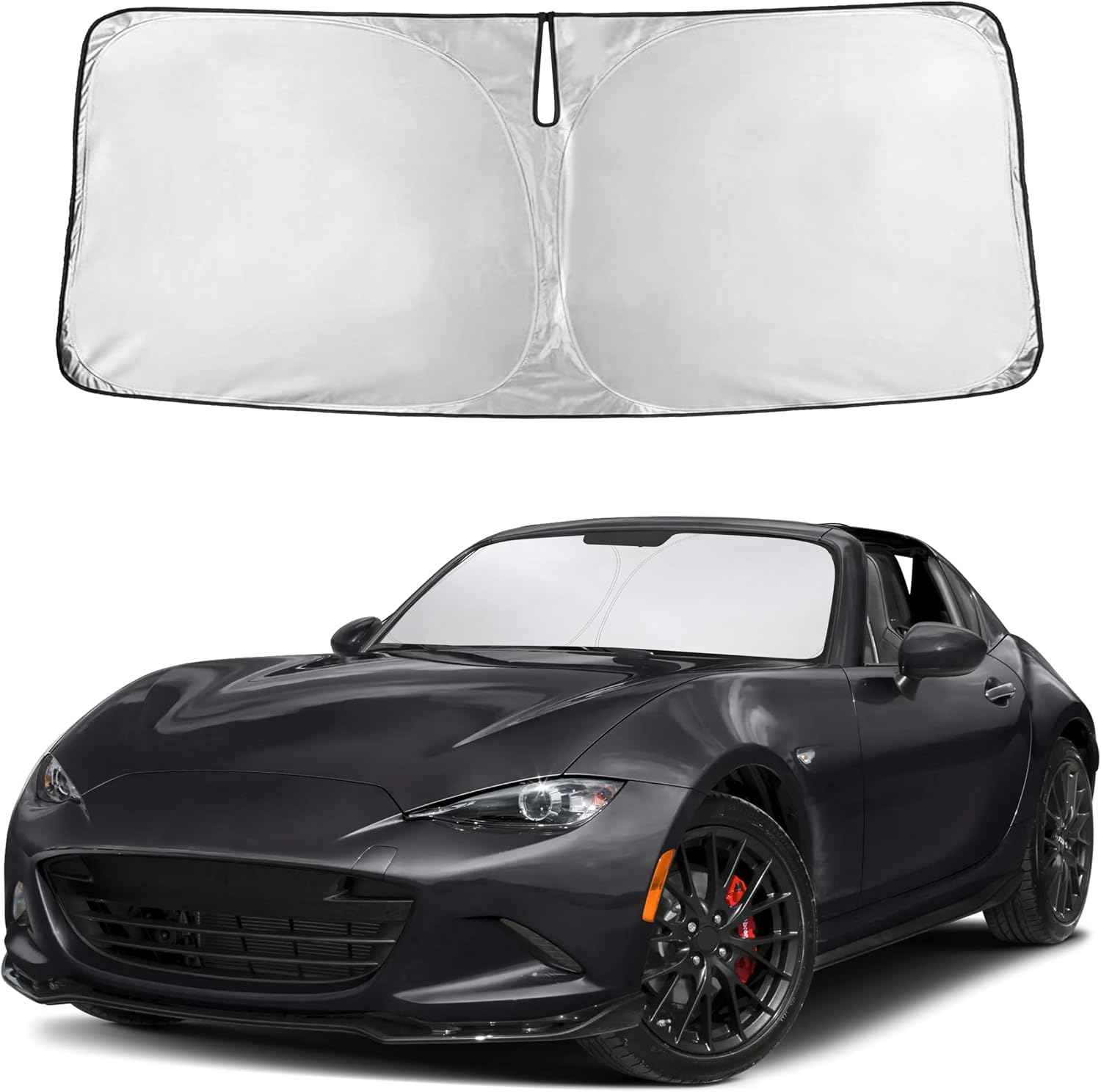 EcoNour Windshield Sunshade for Mazda MX5 Miata Convertible 2016-2024 2025