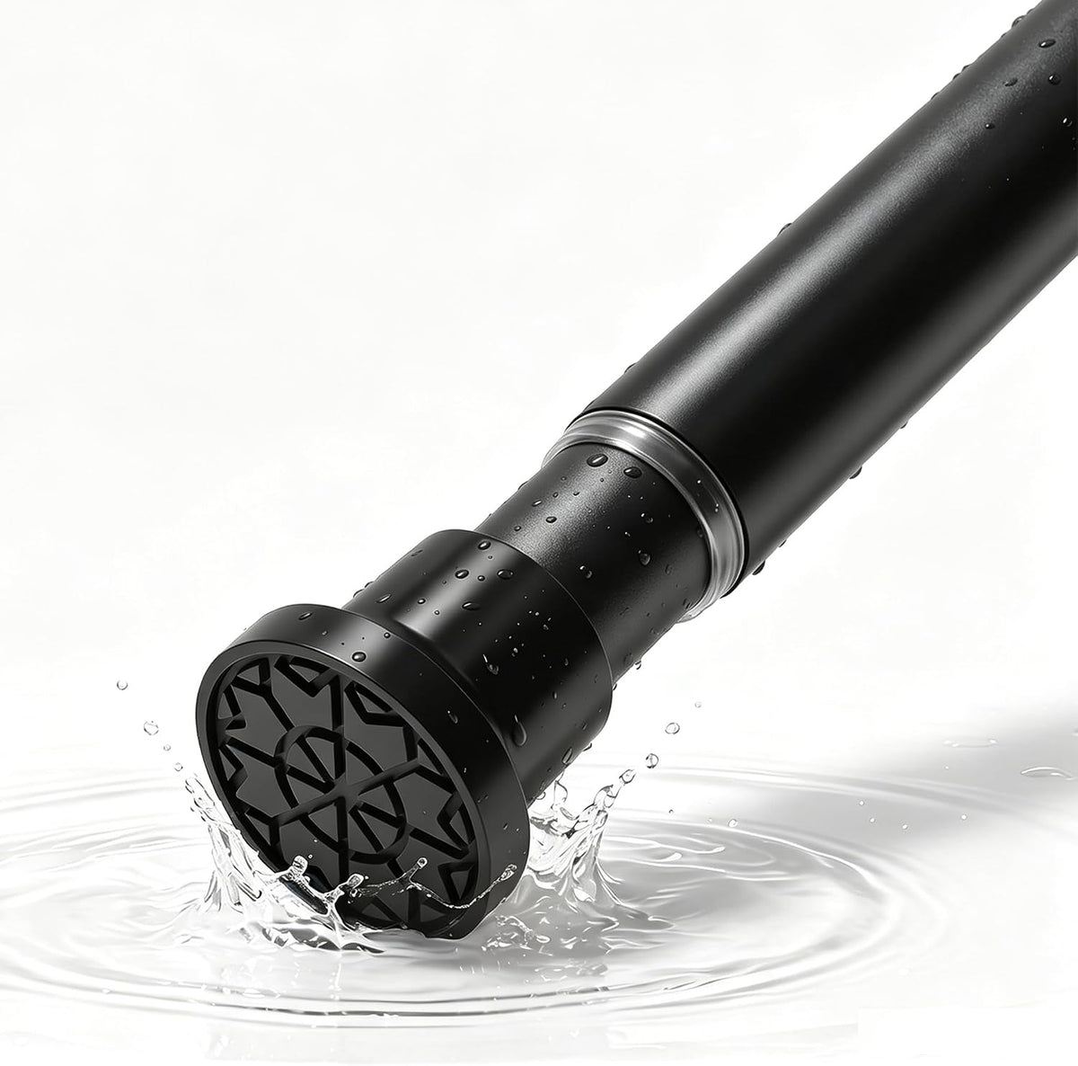 Corklatta Black Spring Tension Curtain Rods Adjustable 24-48 Inch