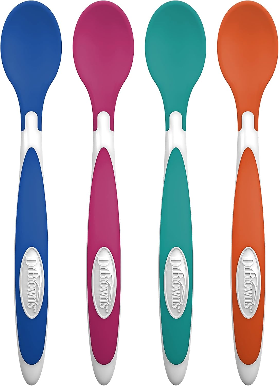 Dr. Brown's Designed to Nourish TempCheck Spoons, 4-Pack