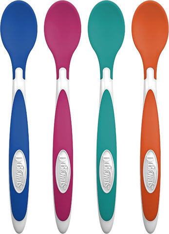 Dr. Brown's Designed to Nourish TempCheck Spoons, 4-Pack