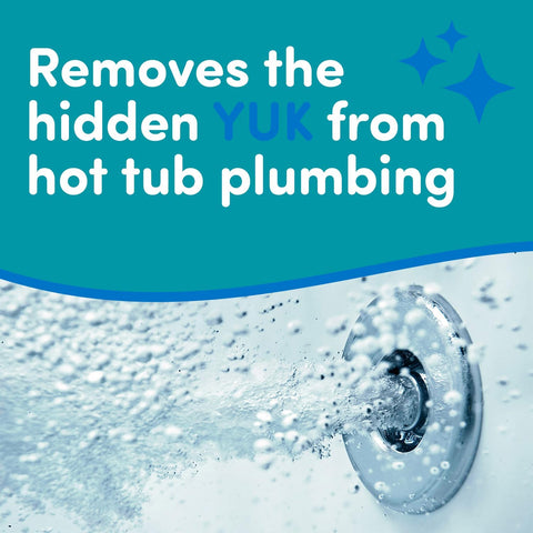 Oh Yuk Healthy Hot Tub Cleaner for Spa Plumbing and Jets, 2-Pack