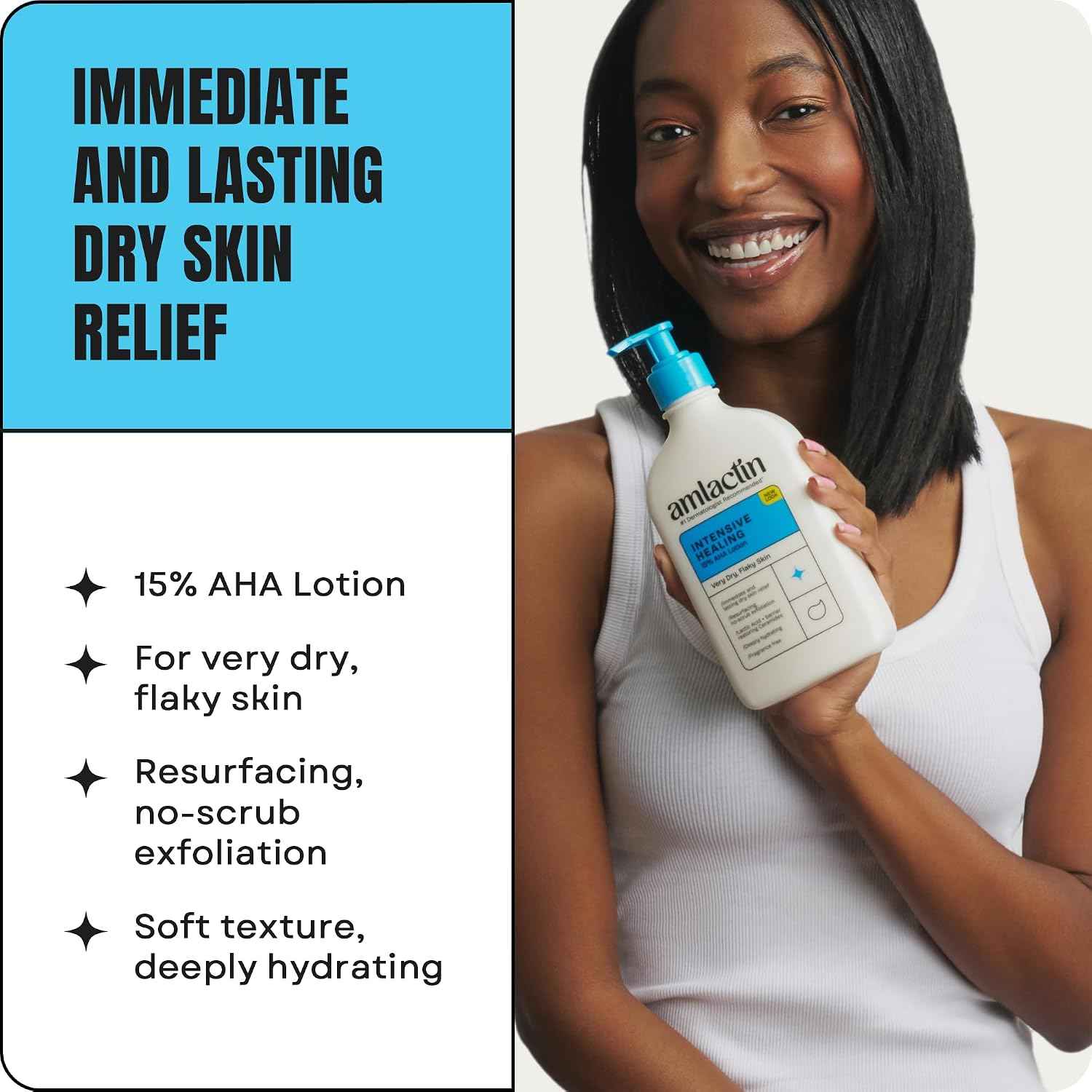 AmLactin Intensive Healing Body Lotion, 15% Lactic Acid, 7.9 oz, 2 Pack