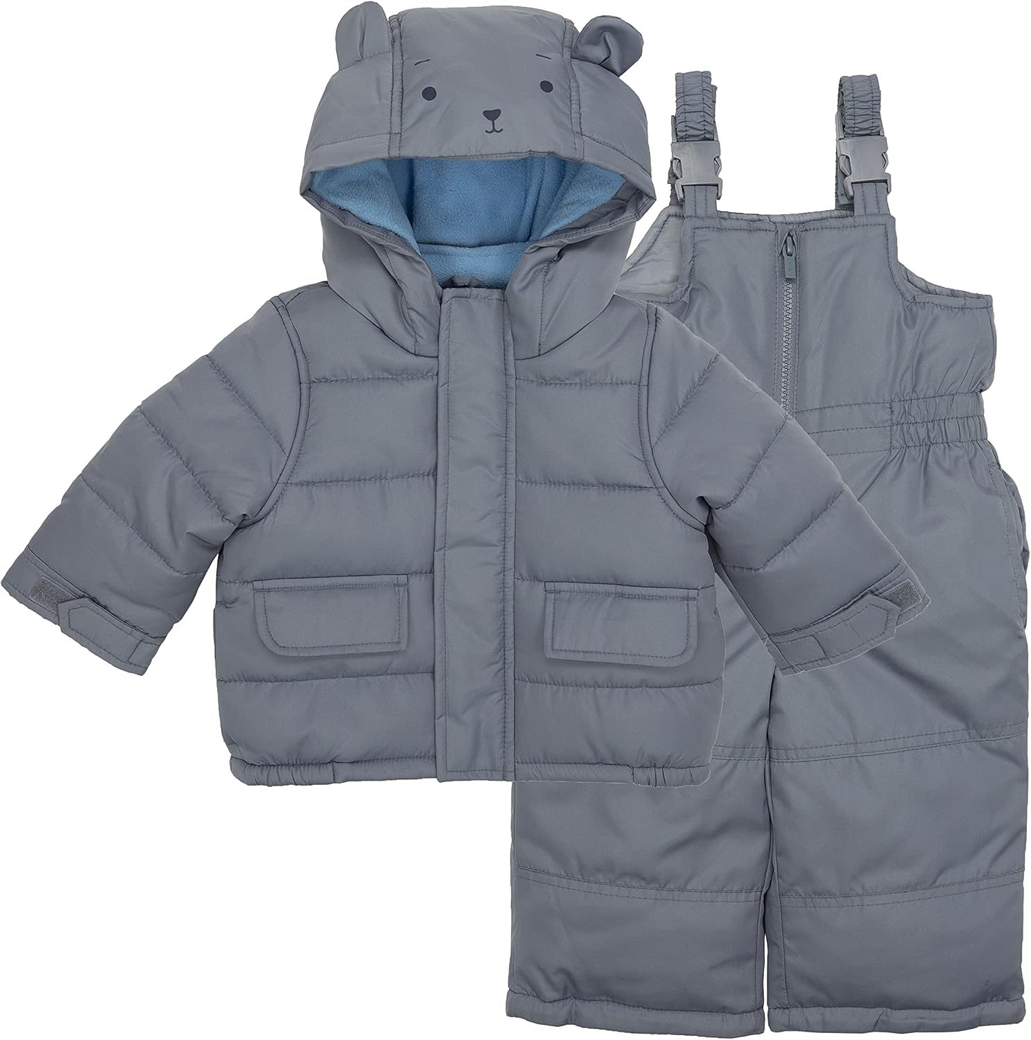 Carter's Boys' Snowsuit Jacket - Winter Coat and Bib Set