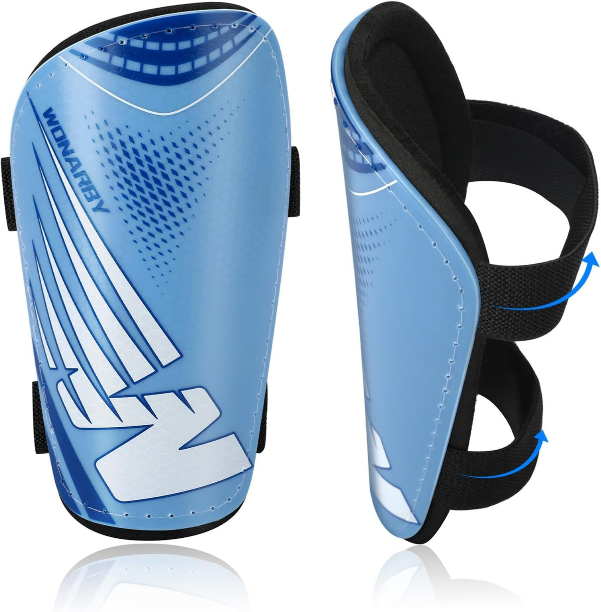 Shin Guards Soccer Kids Toddler, Shin Guard for Boys Girls 2-18 Years Old