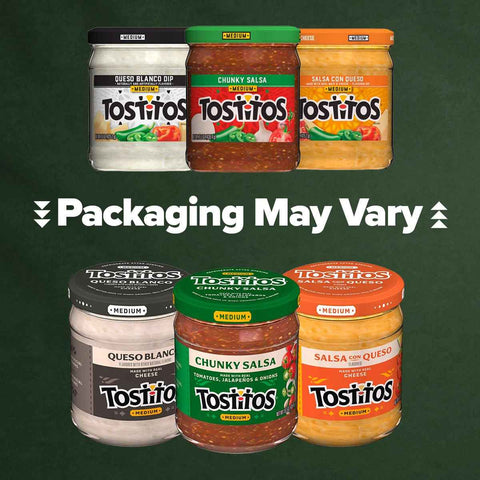 Tostitos Dips, Queso To Go Nacho Cheese Dip, Medium, 3.625 oz Cups (30 Pack)
