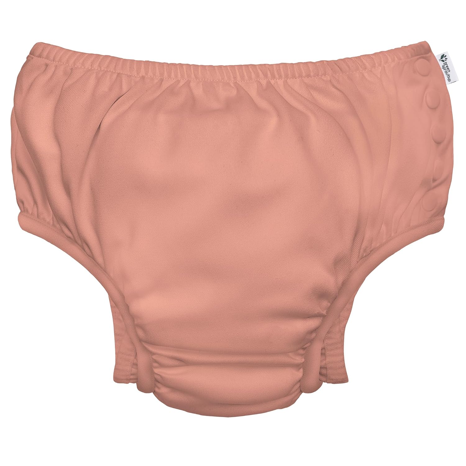 green sprouts Girls Reusable Absorbent Baby Swim Diapers Coral 18 Months