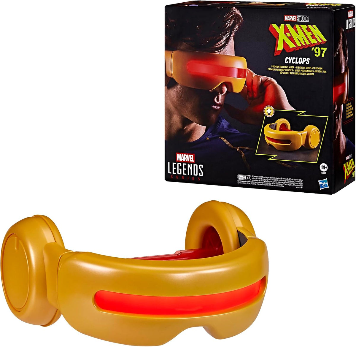 Marvel Legends Series X-Men ’97 Cyclops Premium Roleplay Visor, Animation Gear Collectibles for Adults