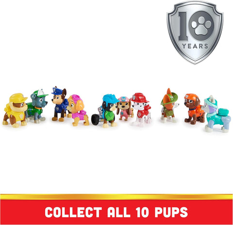 Paw Patrol 10th Anniversary All Paws On Deck 10 Figure Gift Pack