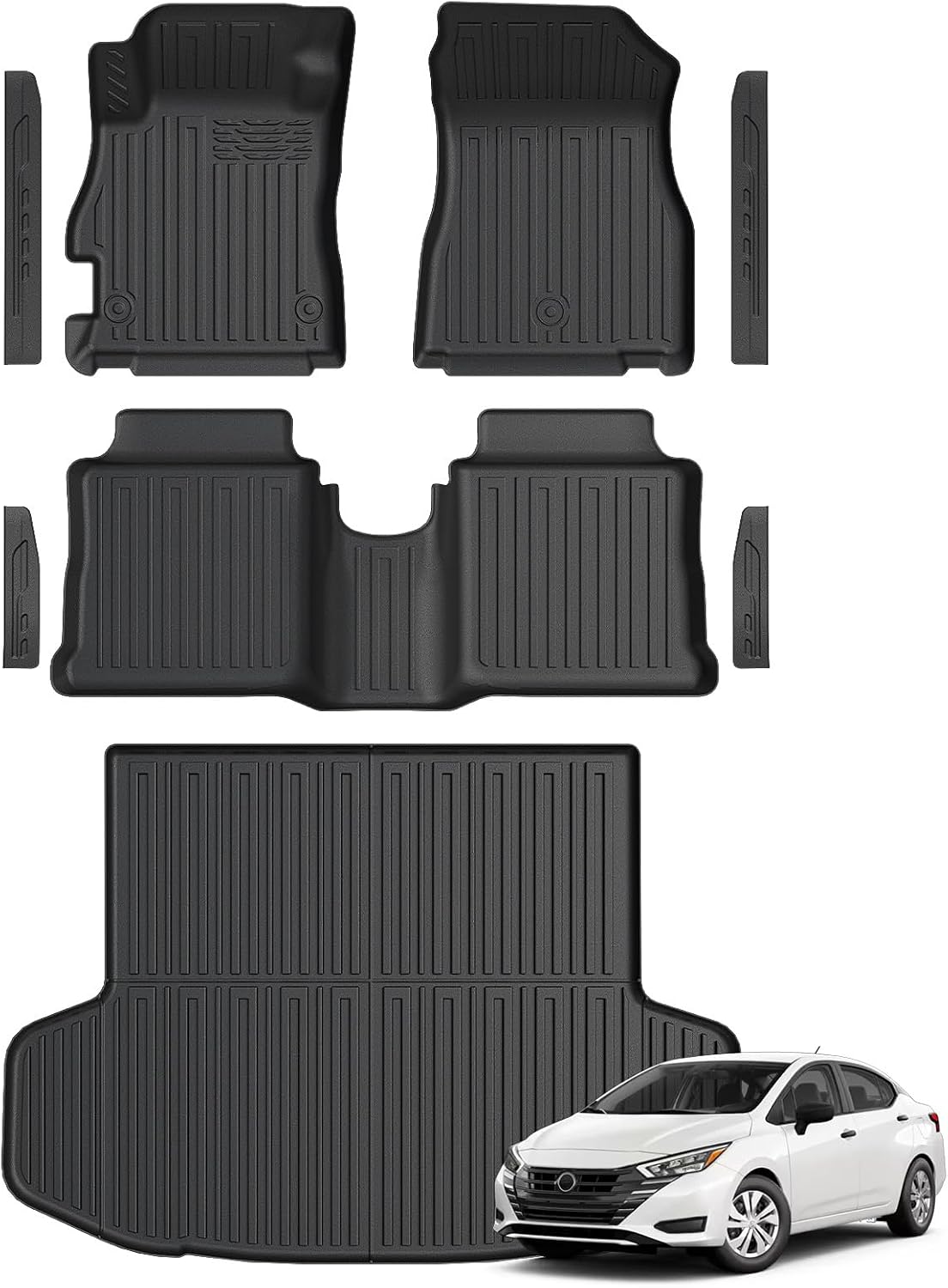 Floor Mats for 2020-2025 Nissan Versa Accessories