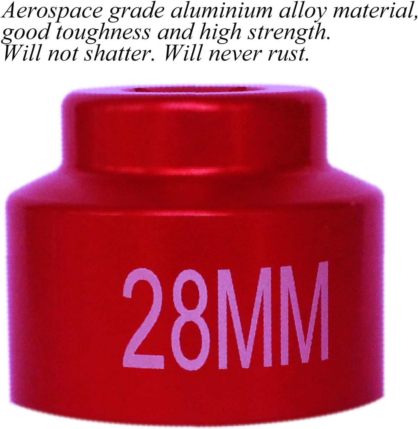 28mm fuel filter Socket,Cummins tools 3/8" Drive For Dodge Ram 6.7L Cummins or Other Vehicles Oil/Fuel Filter Removal Tool