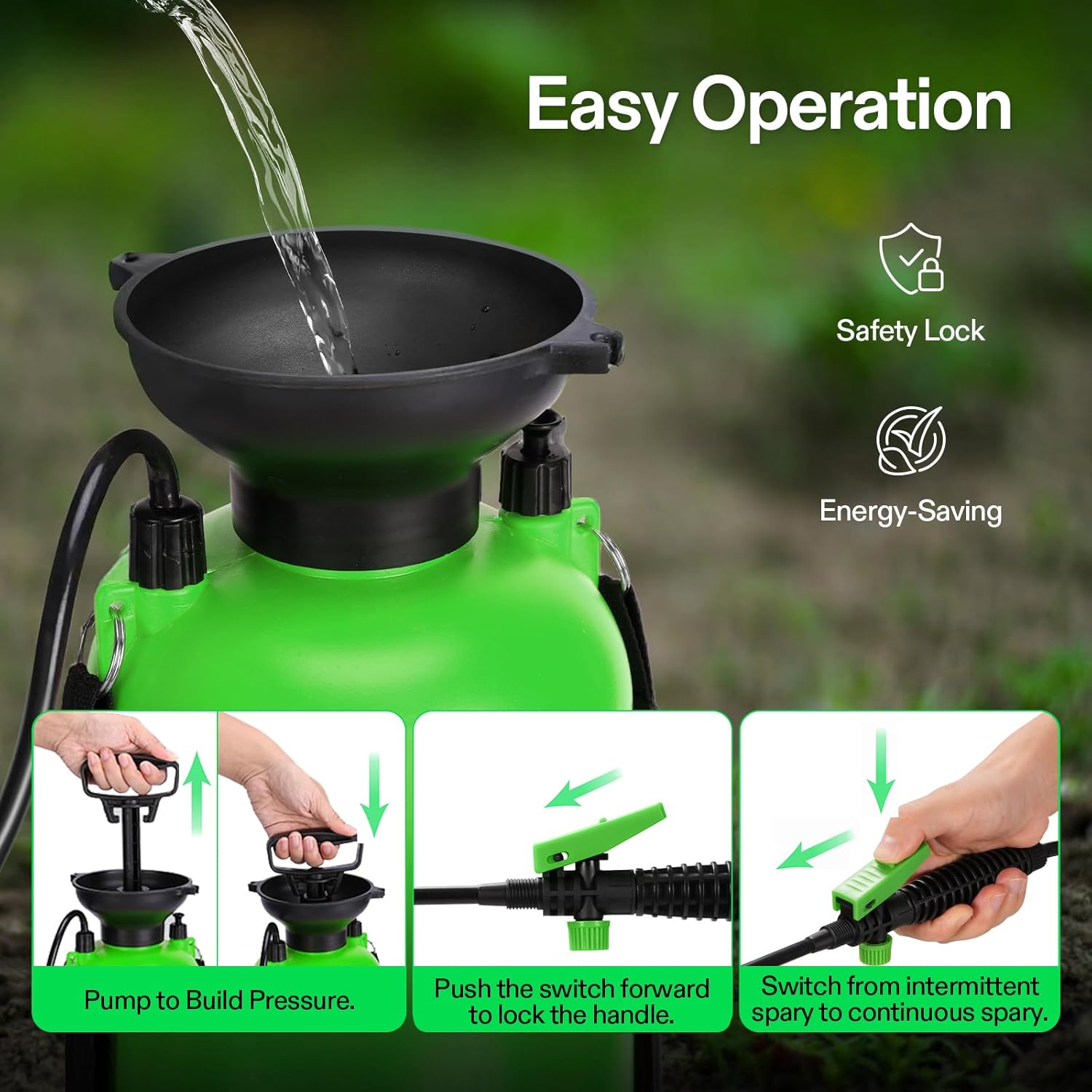 VIVOSUN 2-Gallon Pump Pressure Sprayer