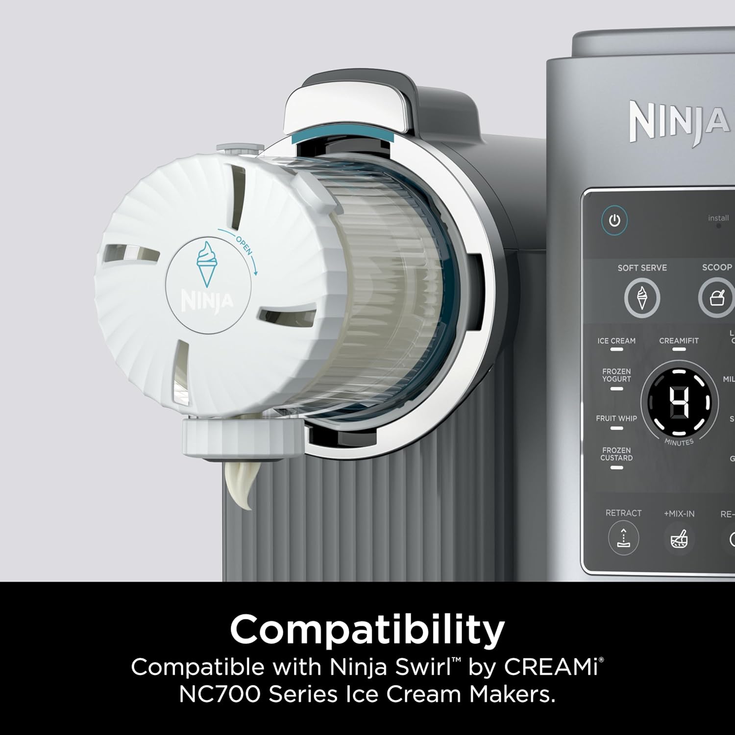 Ninja® CREAMi® Scoop & Swirl 2-in-1 Pints and Lids, 2 Pack, XSK7PNTLD2