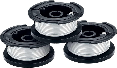 BLACK+DECKER Weed Eater String, Genuine OEM Authentic Trimmer Line, 3-Pack, 30-Feet of Replacement Spool, 0.065-Inch Diameter (AF1003ZP)