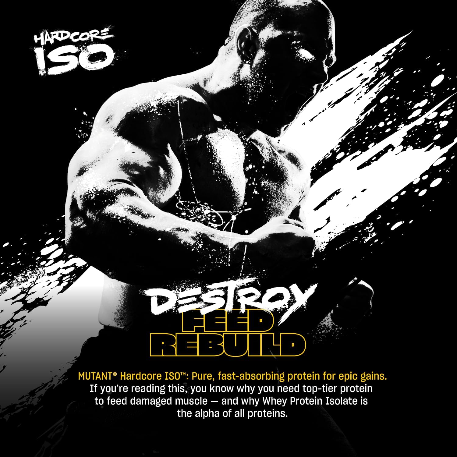Mutant Hardcore ISO, Whey Protein Isolate, Triple Chocolate, 5 lb
