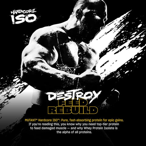 Mutant Hardcore ISO, Whey Protein Isolate, Triple Chocolate, 5 lb