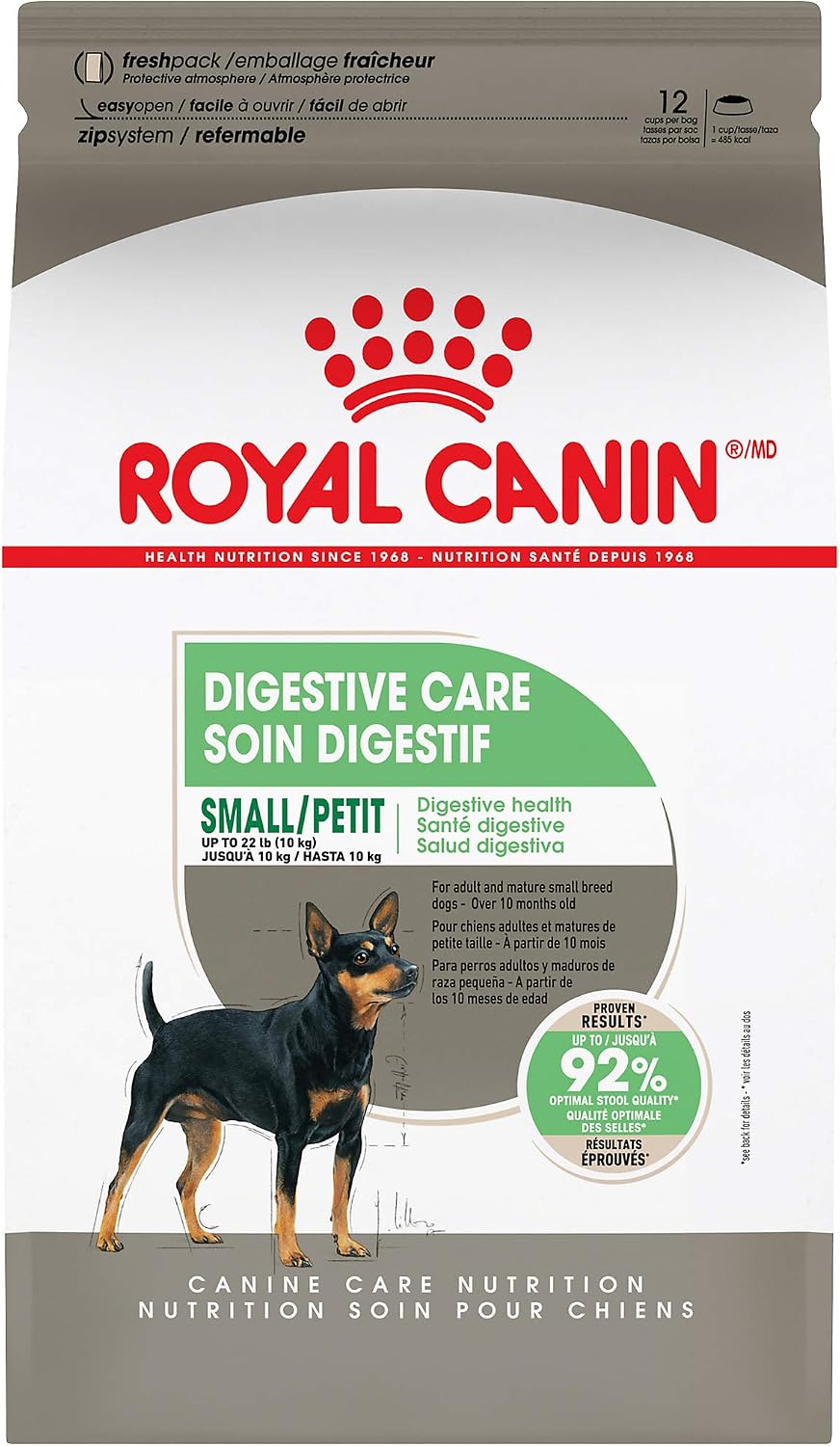 Royal Canin Canine Care Nutrition Small Digestive Care Adult Dry Dog Food, 17 lb Bag