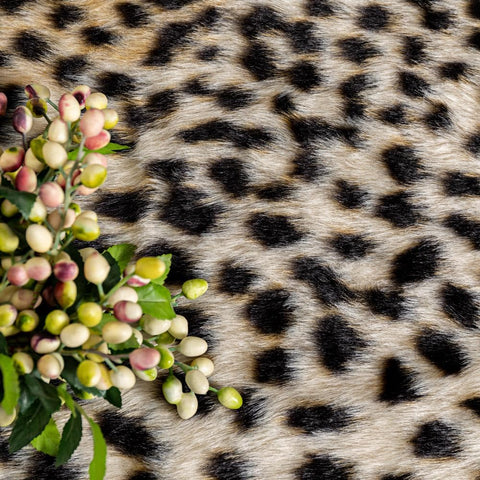 Huichenxing2021FURSTORE Faux Cheetah Area Rug Animals Printed Hide Mats Leopard Faux Hide Area Rug 5.2ft x 6.5ft / 63 x 78.7inch / 160 x 200cm