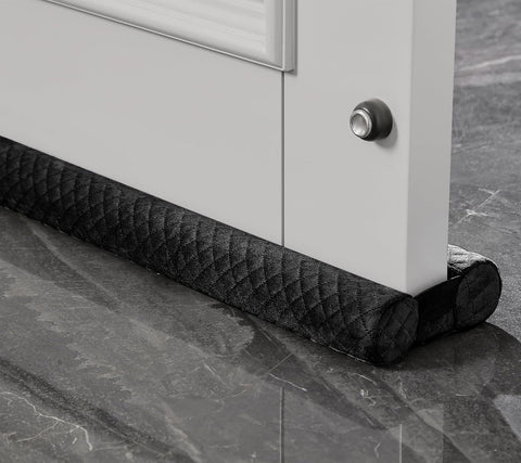 Ciieyuo Velvet Under Door Draft Stoppers, Fits 26'' - 30''