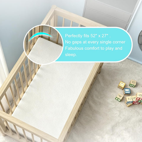 5" Hx52 Lx27.5 W Breathable Mattress