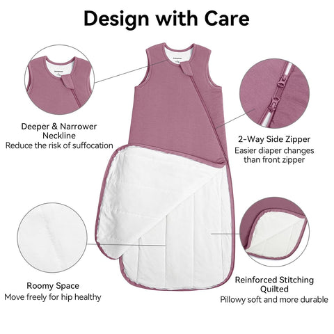 BubblePanda Modal Sleep Sack 12-18 Months 0.5 Tog Soft Baby Sleeping Bags
