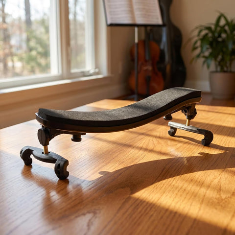 NANYI 1/2 Violin Shoulder Rest for Students, Collapsible Adjustable