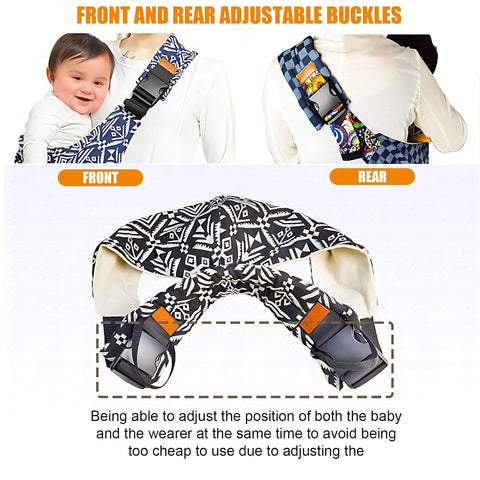 Baby Sling Carrier Baby Sling Newborn to Toddler Carrying 10-30 lbs(Beige)